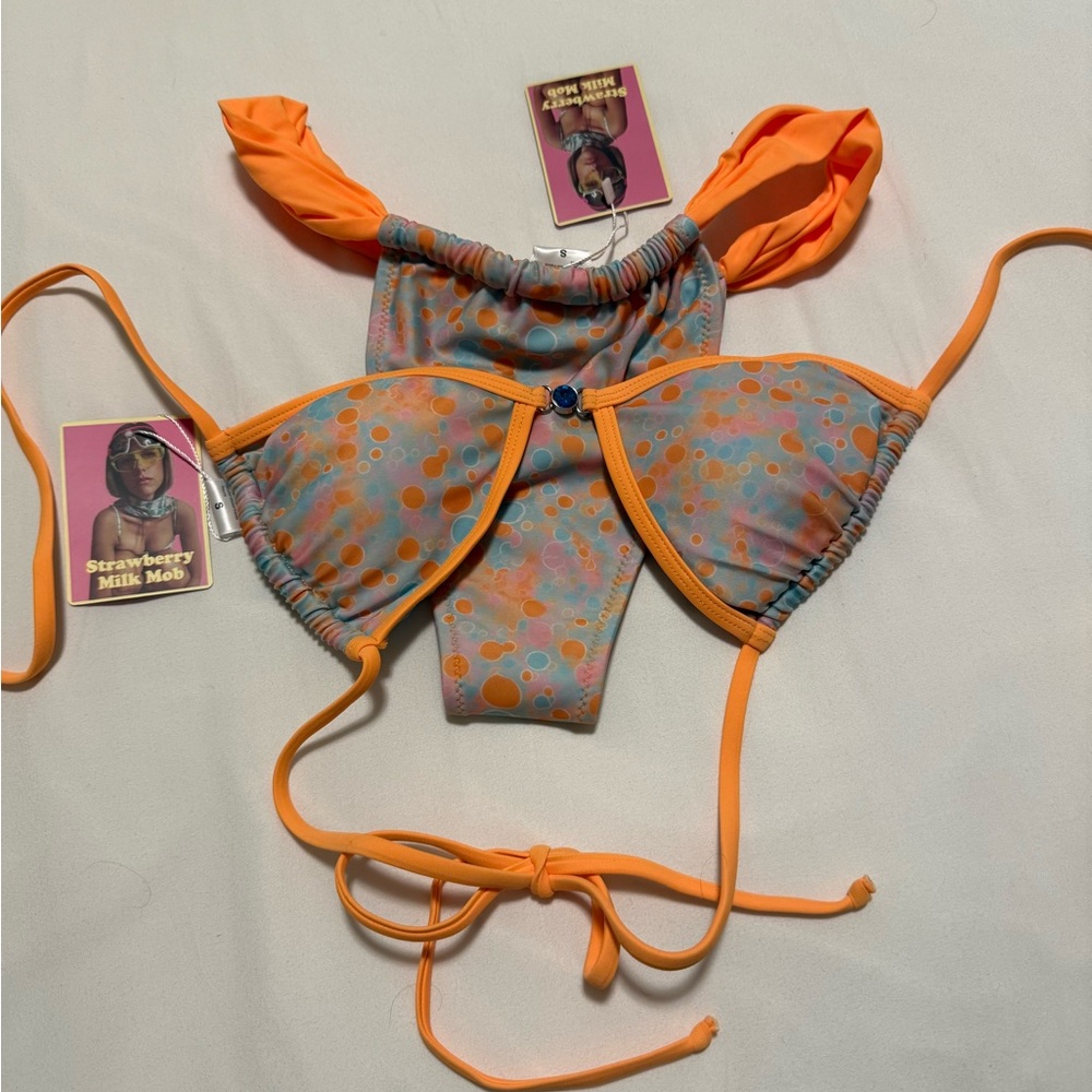 Strawberry Milk Mob Bikini Set